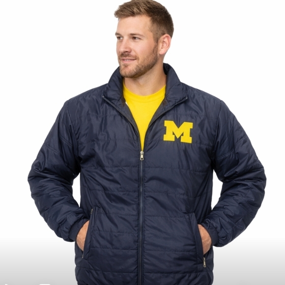 Champion Other - Michigan Puffer Coat In Collab With Champion